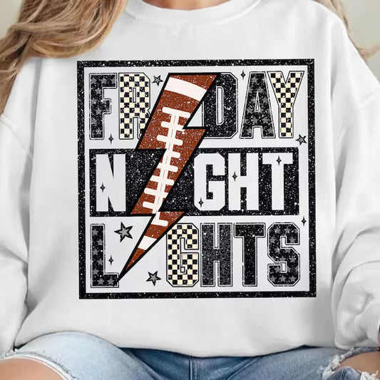 Friday Night Lights Football Sports DTF Print