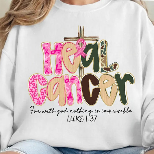 Heal Cancer Awareness DTF Transfer