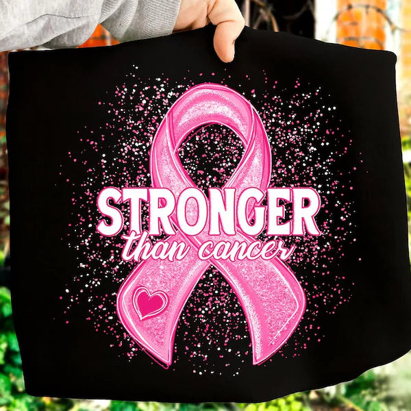 Stronger Than Breast Cancer Awareness DTF Transfer