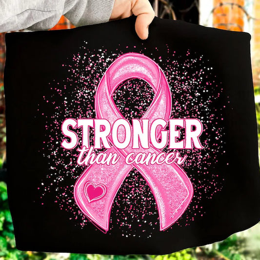 Stronger Than Breast Cancer Awareness DTF Transfer