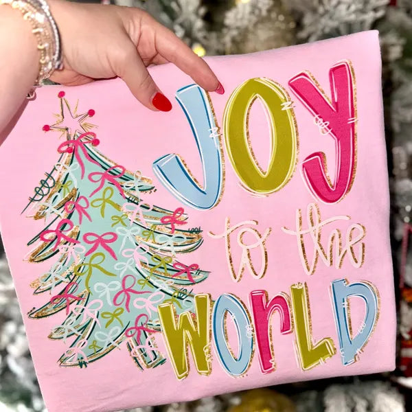 Joy to the World Christmas DTF Transfer
