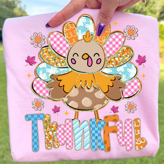 Thankful Thanksgiving DTF Transfer