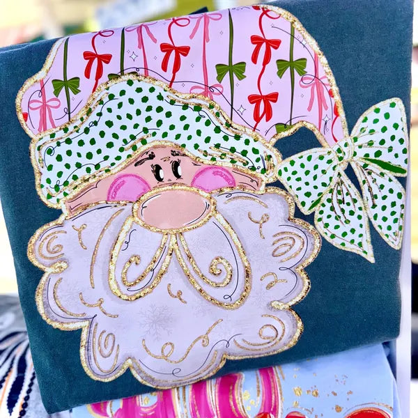Santa Preppy Christmas DTF Transfer