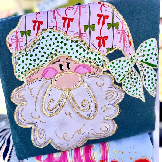 Santa Preppy Christmas DTF Transfer