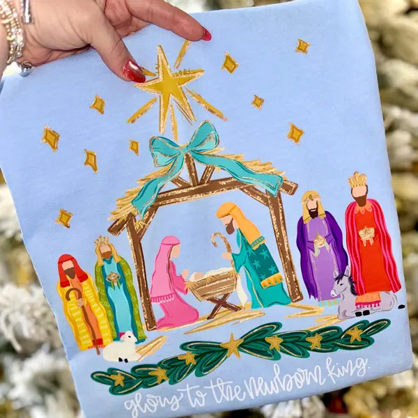 Glory to the Newborn King Christmas DTF Transfer
