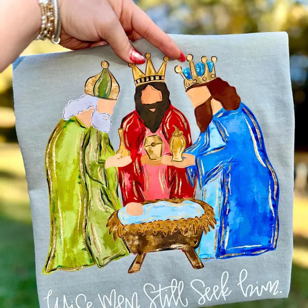 Wise Men Shall Seek Him Christmas DTF Transfer