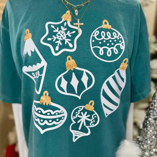 Christmas Ornaments Christmas DTF Transfer