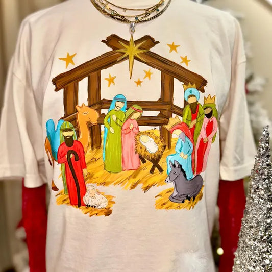 Nativity Scene Christmas DTF Transfer