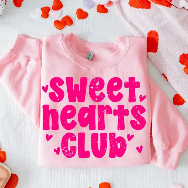 Sweet Hearts Club Valentine's DTF Print