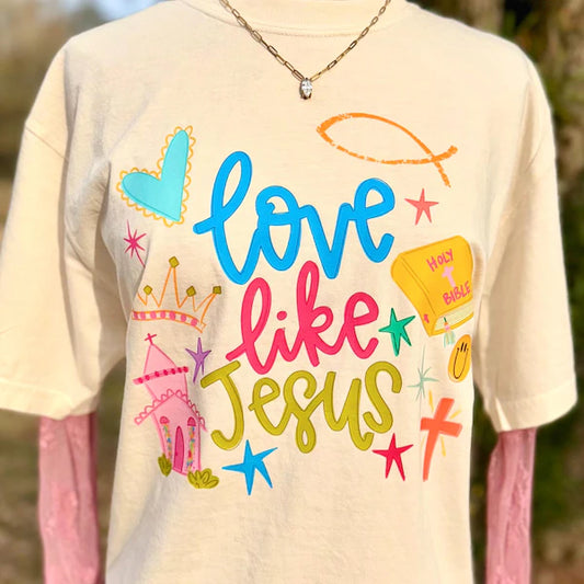 Love Like Jesus Faith DTF Transfer