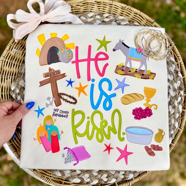 He Is Risen Easter DTF Transfer