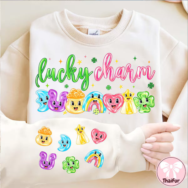 Lucky Charm St Patrick's Day DTF Transfer