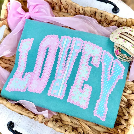 Lovey Title DTF Transfer