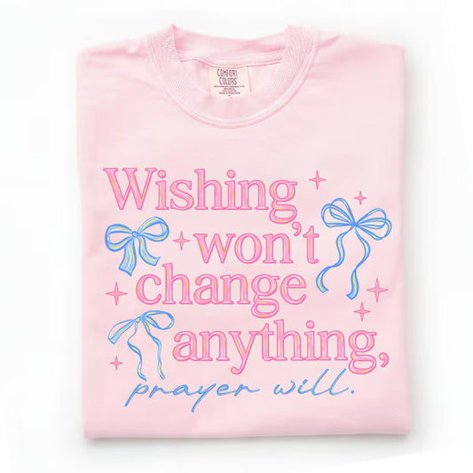 Wishing Won't Change Anything Faith DTF Print