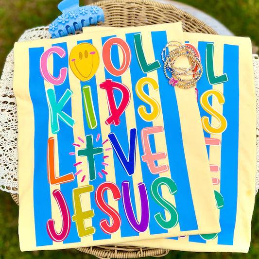 Cool Kids Love Jesus Faith DTF Transfer