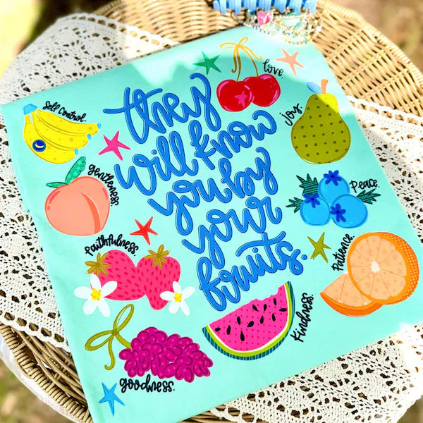 They Will Know You By Your Fruits Faith DTF Transfer