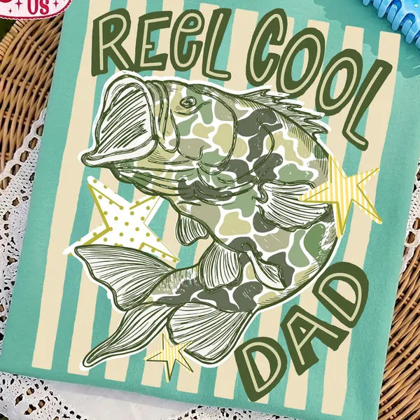 Reel Cool Dad Everyday DTF Print