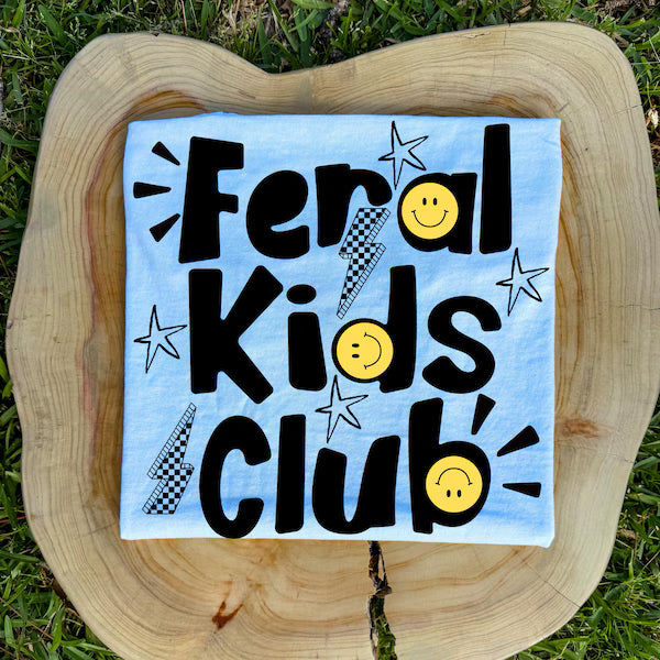Feral Kids Club Everyday DTF Print