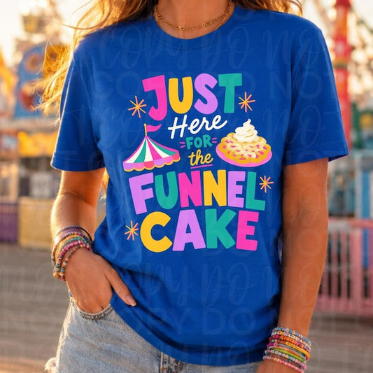 Just Here for the Funnel Cake Summer DTF Print